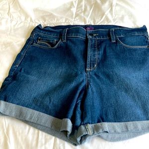 NYDJ cuffed denim shorts